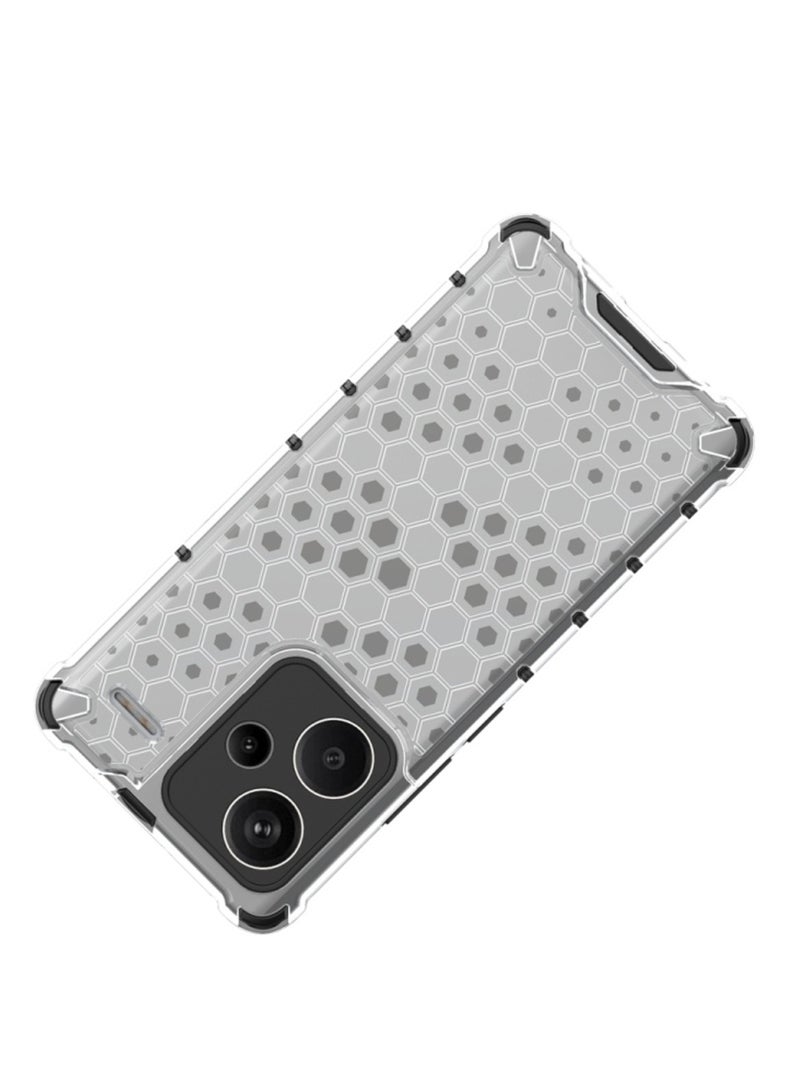 Case for Redmi Note 13 Pro Plus Shockproof Honeycomb Phone Case Green - Image 5